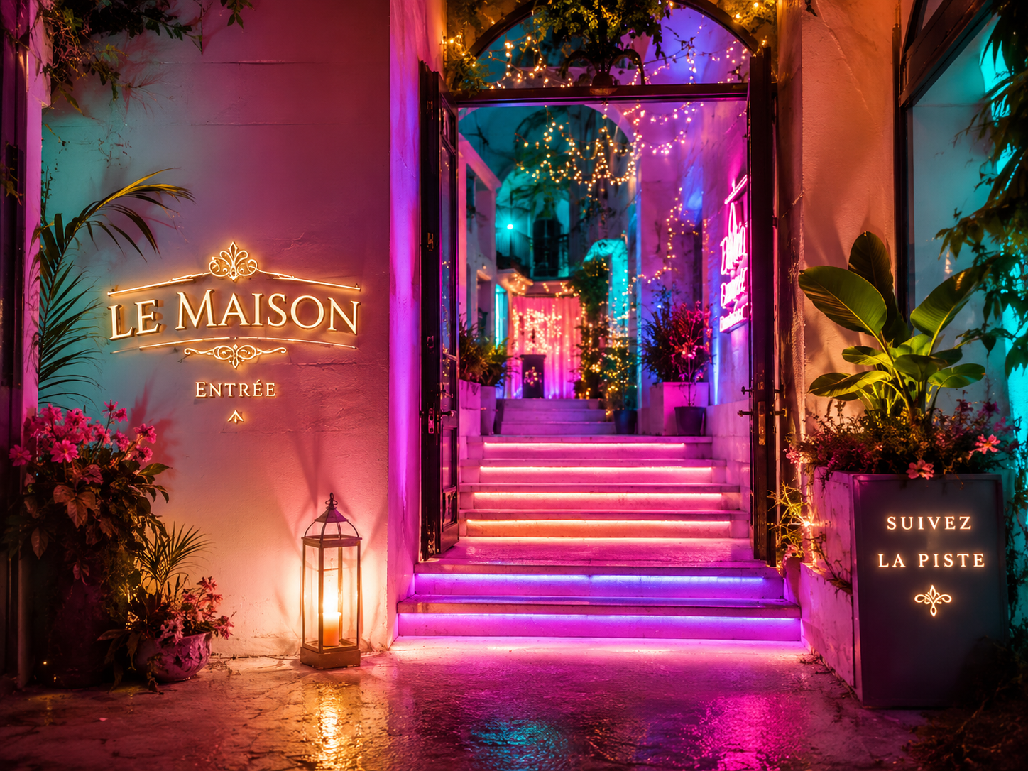 Acceso a una fiesta móvil Le Maison